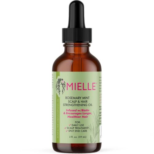 mielle rosemary and peppermint oil to strengthen scalp